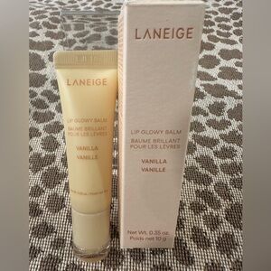 New In Box Laneige Lip Glowy Balm~VANILLA~Full Size 0.35oz 10g